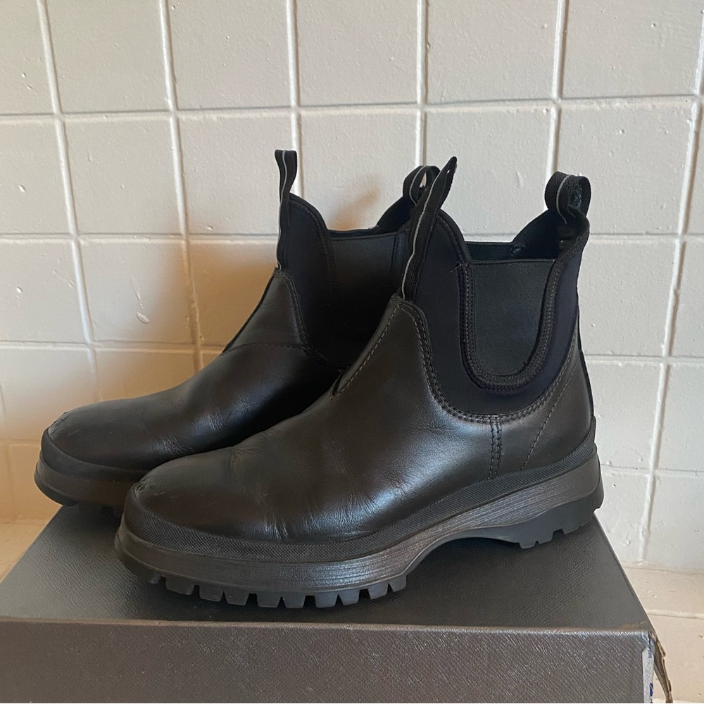 Prada Men’s Brixxen Boot Black US 10